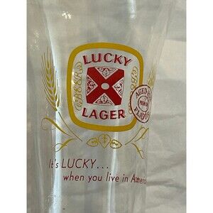 Lucky Lager Glass